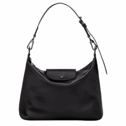 Longchamp Le Pliage Xtra M Hobo Bag Black - Leather
