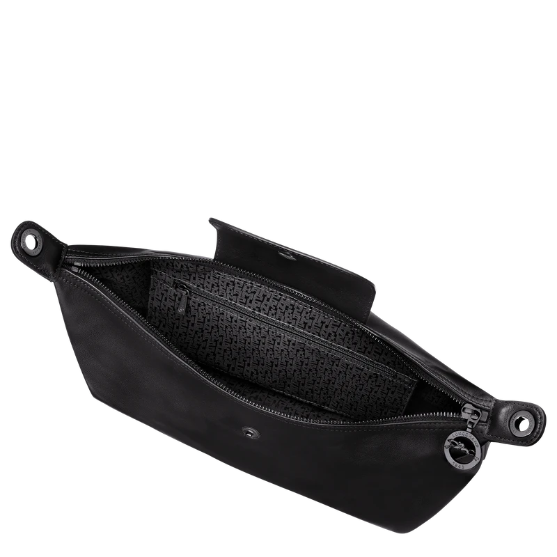 Longchamp Le Pliage Xtra M Hobo Bag Black - Leather 7 Longchamp Le Pliage Xtra M Hobo Bag Black - Leather - Image 5