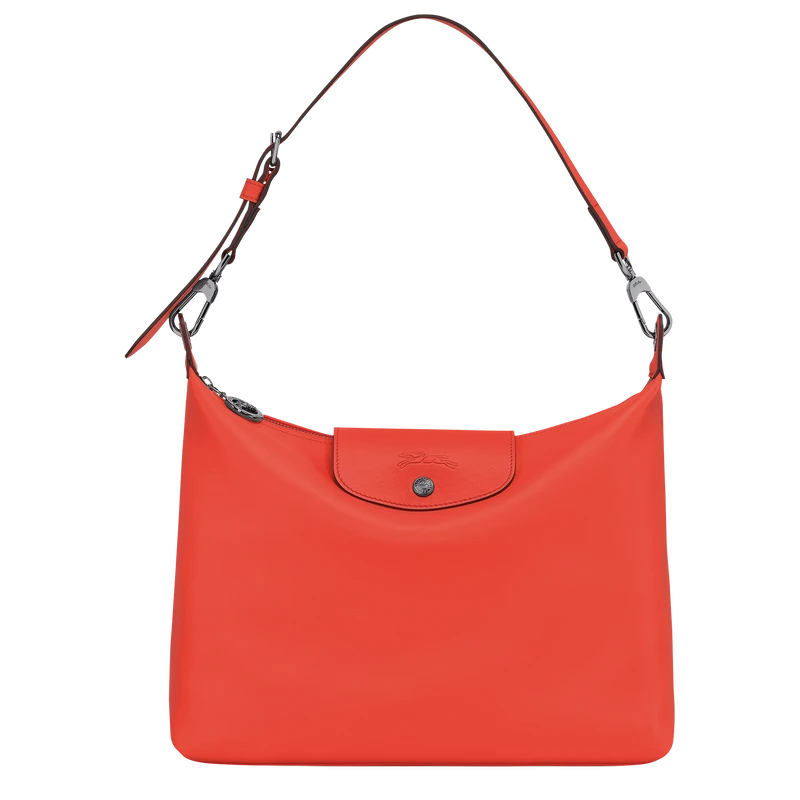 Longchamp Le Pliage Xtra M Hobo Bag Orange - Leather 3 Longchamp Le Pliage Xtra M Hobo Bag Orange - Leather