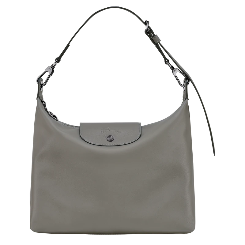 Longchamp Le Pliage Xtra M Hobo Bag Turtledove - Leather 3 Longchamp Le Pliage Xtra M Hobo Bag Turtledove - Leather