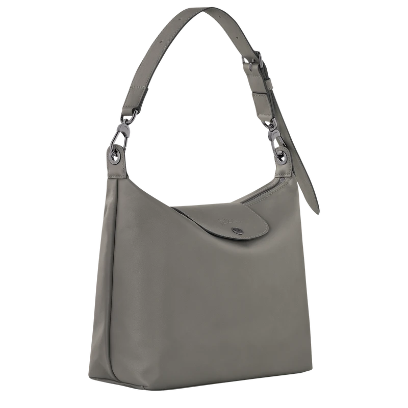 Longchamp Le Pliage Xtra M Hobo Bag Turtledove - Leather 5 Longchamp Le Pliage Xtra M Hobo Bag Turtledove - Leather - Image 3