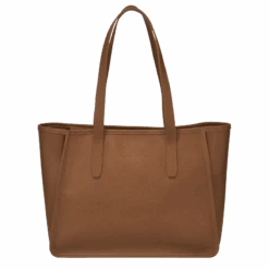 Longchamp Le Foulonné L Tote Bag Caramel - Leather