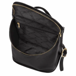 Longchamp Le Foulonné Backpack Black - Leather -Longchamp 10195021001 5