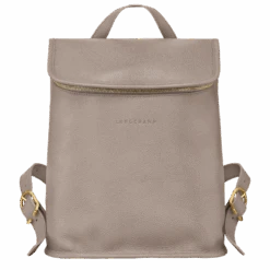 Longchamp Le Foulonné Backpack Turtledove - Leather