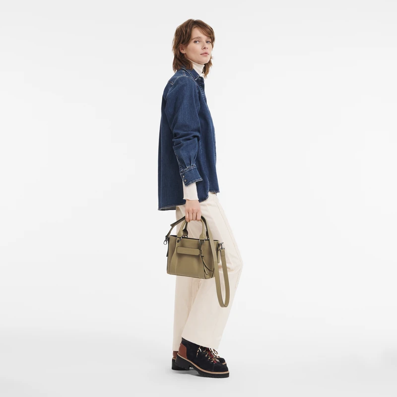 Longchamp 3D S Handbag Tobacco - Leather 4 Longchamp 3D S Handbag Tobacco - Leather - Image 2