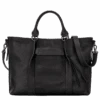 Longchamp 3D L Handbag Black - Leather