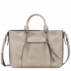 Longchamp 3D L Handbag Clay - Leather