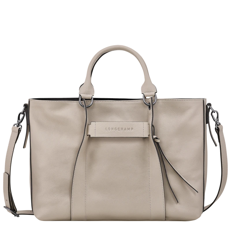 Longchamp 3D L Handbag Clay - Leather 3 Longchamp 3D L Handbag Clay - Leather