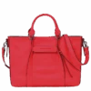 Longchamp 3D L Handbag Red - Leather