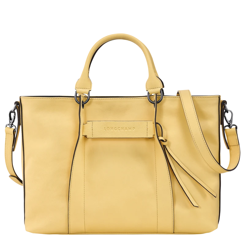 Longchamp 3D L Handbag Wheat - Leather 3 Longchamp 3D L Handbag Wheat - Leather