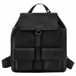 Longchamp 3D S Backpack Black - Leather
