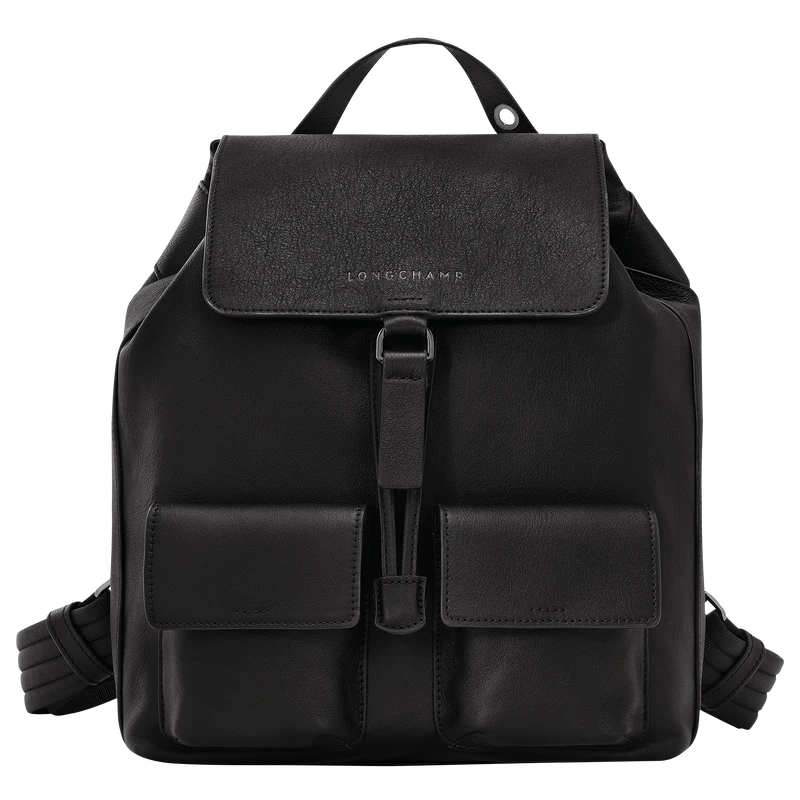 Longchamp 3D S Backpack Black - Leather 3 Longchamp 3D S Backpack Black - Leather