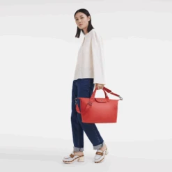 Longchamp Le Pliage Xtra L Handbag Orange - Leather -Longchamp 10201987017 1