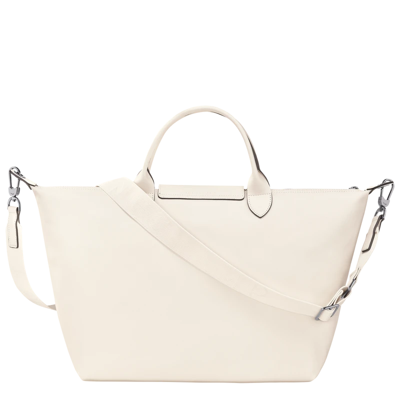Longchamp Le Pliage Xtra L Handbag Ecru - Leather 5 Longchamp Le Pliage Xtra L Handbag Ecru - Leather - Image 3