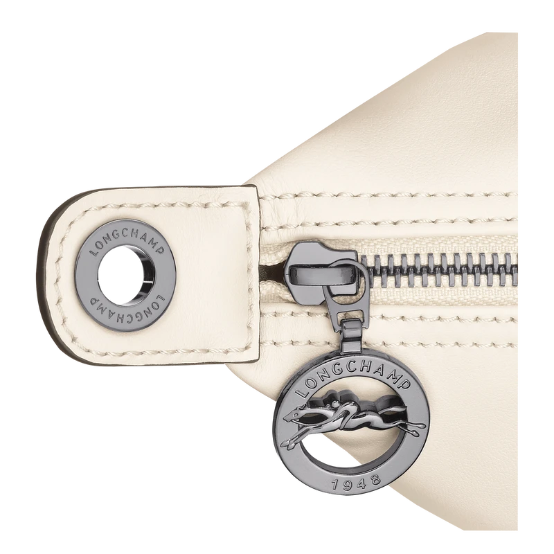 Longchamp Le Pliage Xtra L Handbag Ecru - Leather 7 Longchamp Le Pliage Xtra L Handbag Ecru - Leather - Image 5