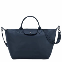 Longchamp Le Pliage Xtra L Handbag Navy - Leather
