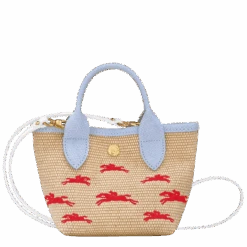 Longchamp Le Panier Pliage XS Basket Sky Blue - Canvas -Longchamp 10206HCFP79 3