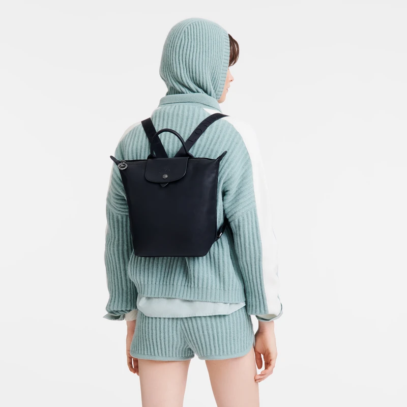 Longchamp Le Pliage Xtra S Backpack Black - Leather 4 Longchamp Le Pliage Xtra S Backpack Black - Leather - Image 2