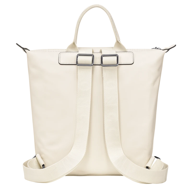 Longchamp Le Pliage Xtra S Backpack Ecru - Leather 6 Longchamp Le Pliage Xtra S Backpack Ecru - Leather - Image 4