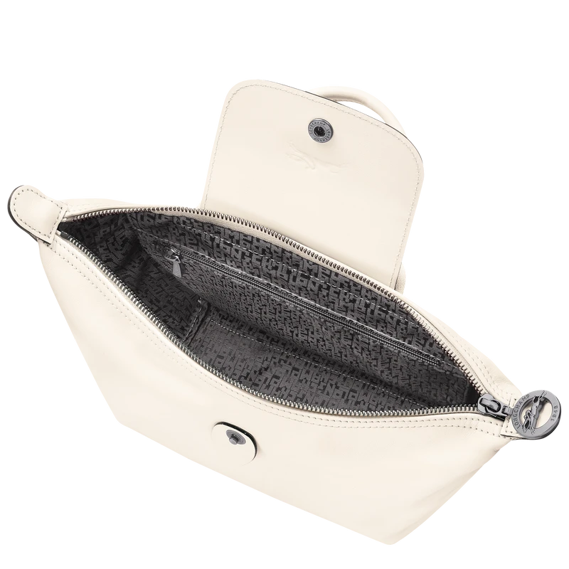 Longchamp Le Pliage Xtra S Backpack Ecru - Leather 7 Longchamp Le Pliage Xtra S Backpack Ecru - Leather - Image 5