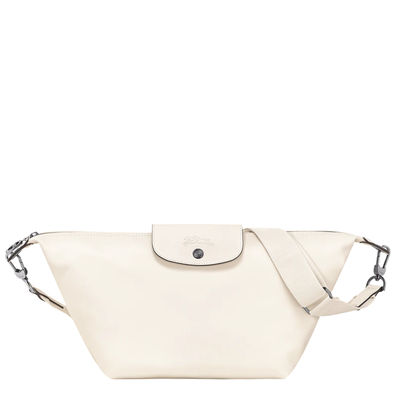 Longchamp Le Pliage Xtra S Hobo Bag Ecru - Leather 3 Longchamp Le Pliage Xtra S Hobo Bag Ecru - Leather