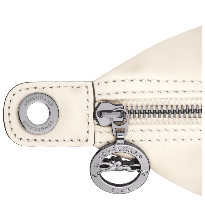 Longchamp Le Pliage Xtra S Hobo Bag Ecru - Leather 7 Longchamp Le Pliage Xtra S Hobo Bag Ecru - Leather - Image 5