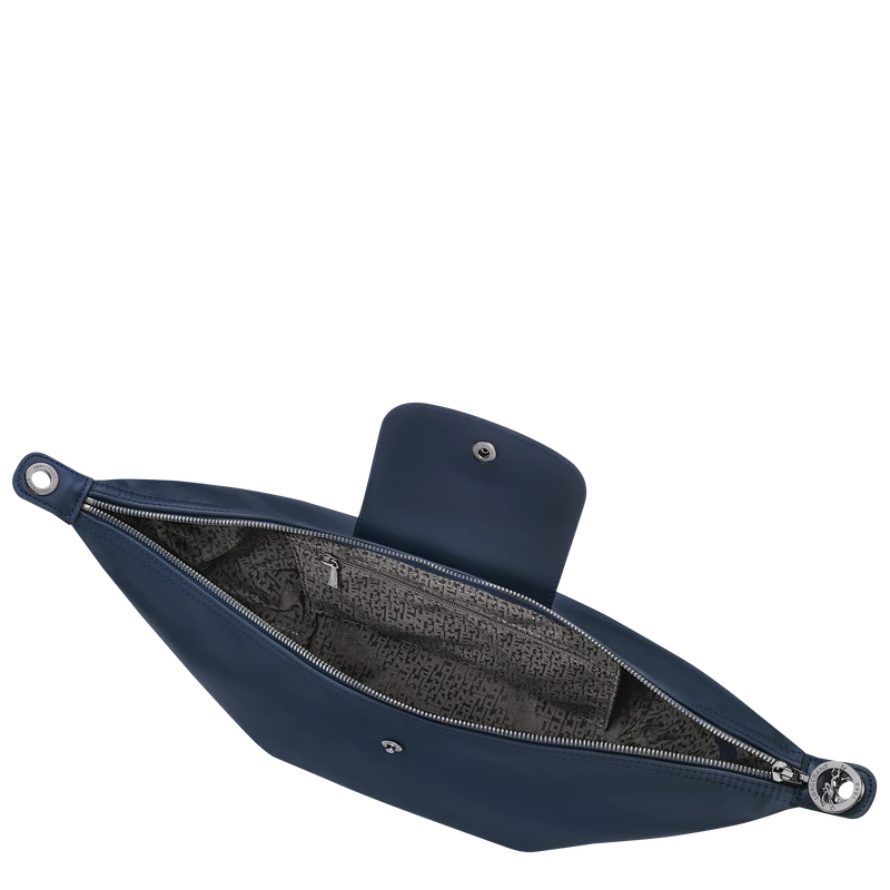 Longchamp Le Pliage Xtra S Hobo Bag Navy - Leather 7 Longchamp Le Pliage Xtra S Hobo Bag Navy - Leather - Image 5