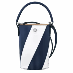 Longchamp Épure XS Crossbody Bag Navy/White - Leather