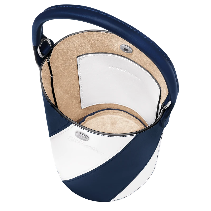 Longchamp Épure XS Crossbody Bag Navy/White - Leather 5 Longchamp Épure XS Crossbody Bag Navy/White - Leather - Image 3