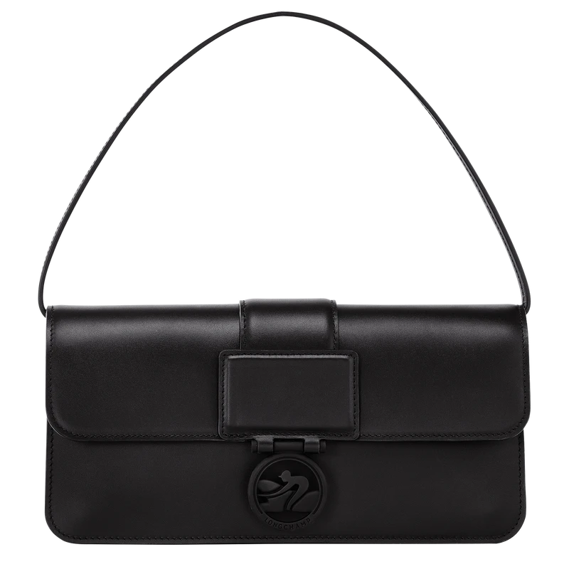 Longchamp Box-Trot M Baguette Bag Black - Leather 3 Longchamp Box-Trot M Baguette Bag Black - Leather