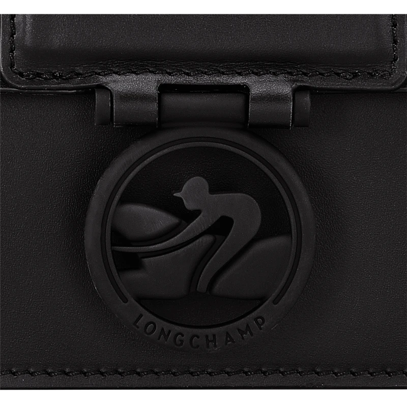Longchamp Box-Trot M Baguette Bag Black - Leather 5 Longchamp Box-Trot M Baguette Bag Black - Leather - Image 3