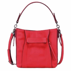 Longchamp 3D S Crossbody Bag Red - Leather