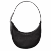Longchamp Roseau Essential S Hobo Bag Black - Leather -Longchamp 10217968001 0