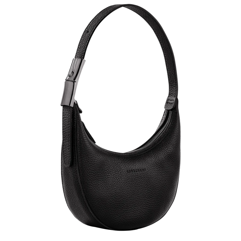 Longchamp Roseau Essential S Hobo Bag Black - Leather 5 Longchamp Roseau Essential S Hobo Bag Black - Leather - Image 3