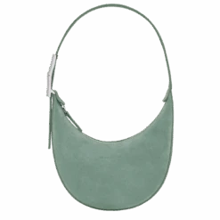 Longchamp Roseau Essential S Hobo Bag Green-gray - Leather