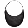 Longchamp Roseau Essential M Hobo Bag Black - Leather -Longchamp 10218968001 0