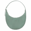 Longchamp Roseau Essential M Hobo Bag Green-gray - Leather