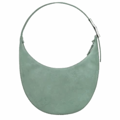 Longchamp Roseau Essential M Hobo Bag Green-gray - Leather -Longchamp 10218HDMM00 3