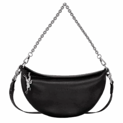 Longchamp Smile S Crossbody Bag Black - Leather