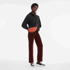 Longchamp Smile S Crossbody Bag Orange - Leather -Longchamp 10224HDS017 1