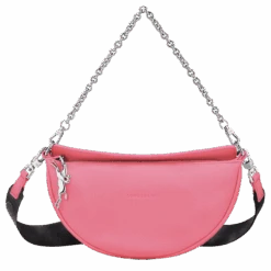 Longchamp Smile S Crossbody Bag Pink - Leather