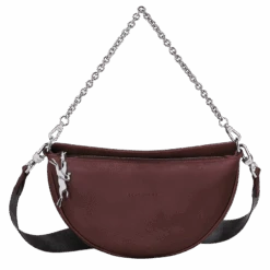 Longchamp Smile S Crossbody Bag Plum - Leather