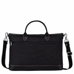 Longchamp Boxford S Briefcase Black - Canvas -Longchamp 20032080001 2