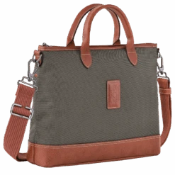 Longchamp Boxford S Briefcase Brown - Canvas -Longchamp 20032080042 2