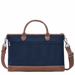 Longchamp Boxford S Briefcase Blue - Canvas -Longchamp 20032080127 3
