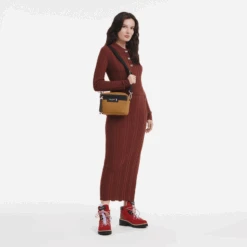 Longchamp Le Pliage Energy S Camera Bag Tobacco - Recycled Canvas -Longchamp 20034HSR004 1