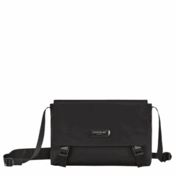 Longchamp Le Pliage Energy L Crossbody Bag Black - Recycled Canvas