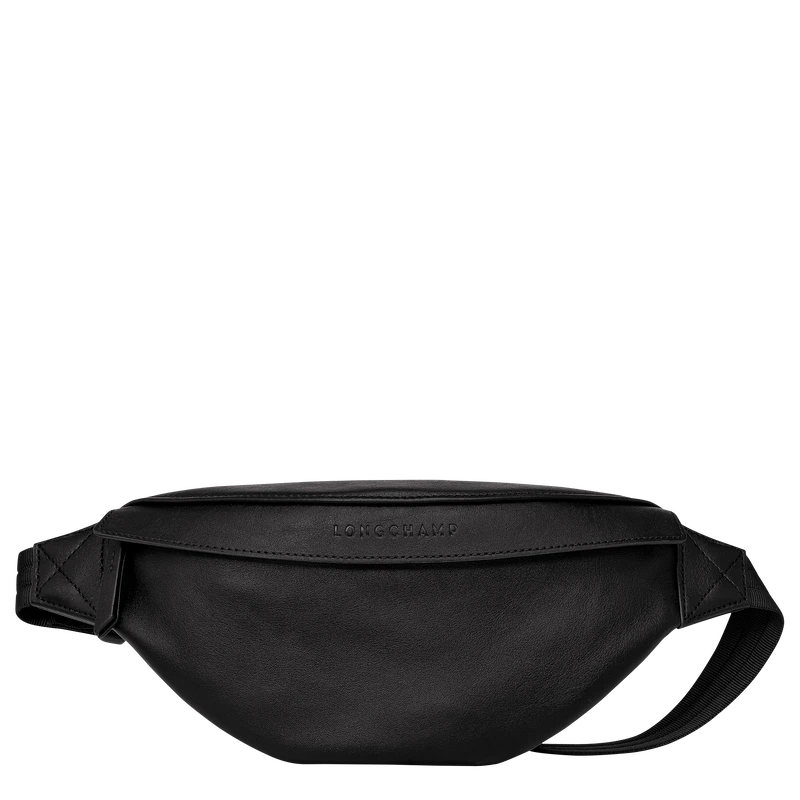 Longchamp 3D M Belt Bag Black - Leather 3 Longchamp 3D M Belt Bag Black - Leather
