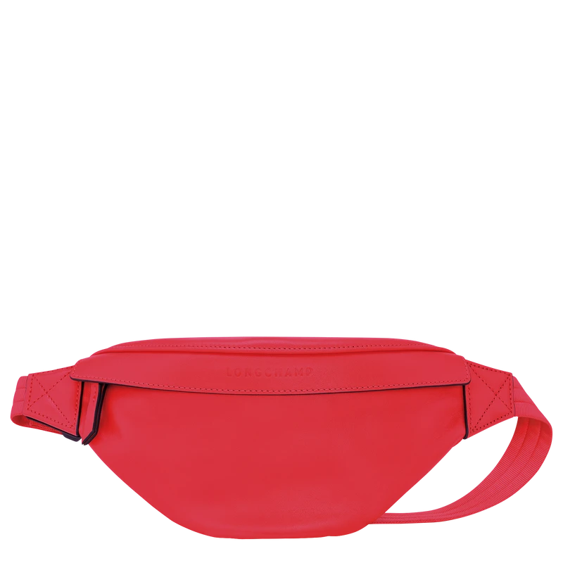 Longchamp 3D M Belt Bag Red - Leather 3 Longchamp 3D M Belt Bag Red - Leather