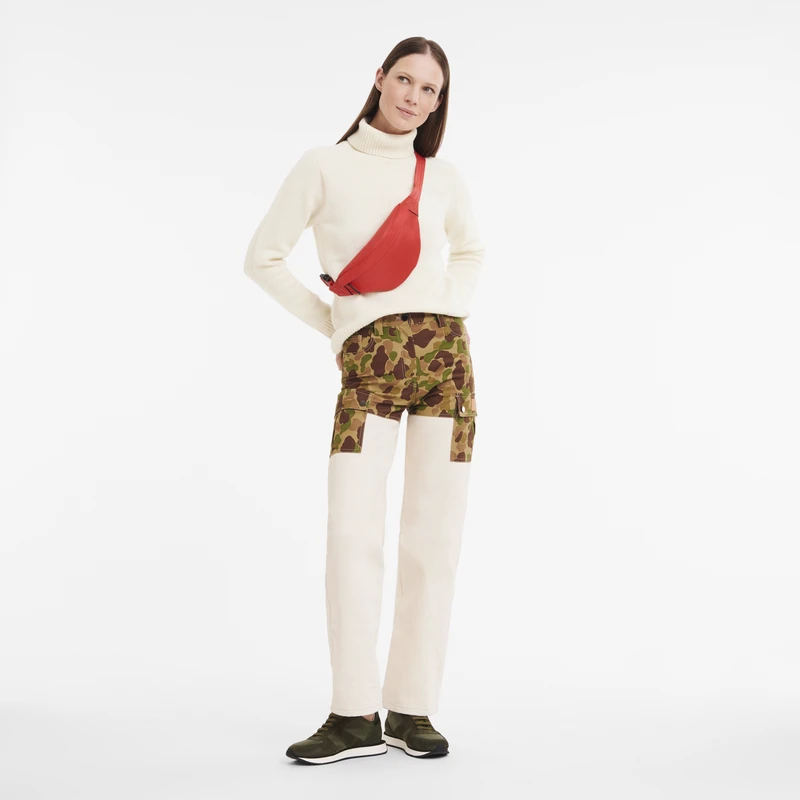 Longchamp 3D M Belt Bag Red - Leather 4 Longchamp 3D M Belt Bag Red - Leather - Image 2